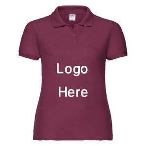 Servicio OEM Nueva llegada de las mujeres 100% de algodón Casual para Polo de manga corta sólida Slim Fit Diseño de alta calidad de verano Top - Product Image 4