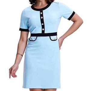 Robe polo pour femmes jeunes - Style preppy - Tenue de tennis - Broderie personnalisée - Vêtements pour femmes à manches courtes - Product Image 5