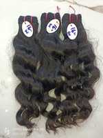 Extensions de cheveux vierges bouclés de qualité temple d'Inde du Sud, cheveux humains Remy, double trame, triés à la machine, vente aux enchères disponible