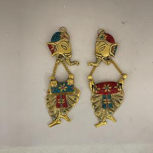 Colgante Musical de la India para decoración, escultura de Ganesha, Idol religioso, regalo de Festival - Product Image 3