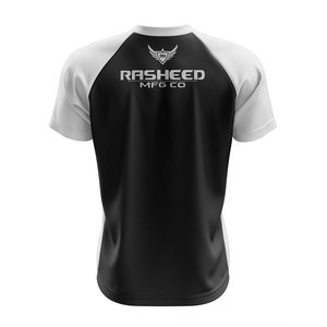 T-shirt respirant léger à col en V pour homme – Mode estivale – T-shirt décontracté à col en V ajusté pour homme – RASHEED MFG CO Wear - Product Image 4