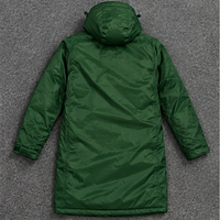Veste d'hiver pour homme en toile matelassée à capuche, imperméable, vert uni, en polyester, style décontracté, fermeture éclair, épaisse