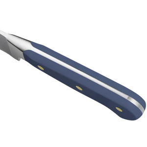 Ensemble de 4 couteaux à steak professionnels avec lames en acier inoxydable à bord lisse, manches noirs ergonomiques pour couper le steak, cuisine - Product Image 5
