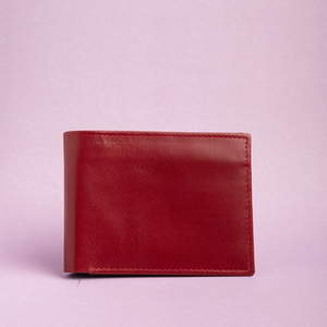 Portefeuille court pour homme en cuir véritable pleine fleur Crazy Horse, style vintage, 6 emplacements pour cartes, décontracté et professionnel - Product Image 2