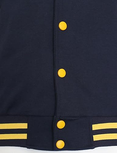 High Quality Varsity Wool Letterman <b>Jacket</b> with Stand Collar and Patchwork Design <b>for</b> <b>Men</b> - Product Image 3