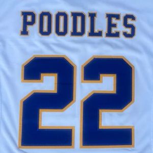 Camiseta de Fútbol Blanca Sigma Gamma Rho 22 Poodles Premium Azul Dorado Ropa Griega para Mujer - Product Image 4