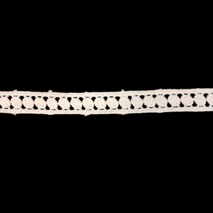 High Quality Premium White Cotton Eyelet <b>Lace</b> Trim, Embroidered Crochet Ribbon for Sewing, Crafts, and Apparel Embellishments - Product Image 1