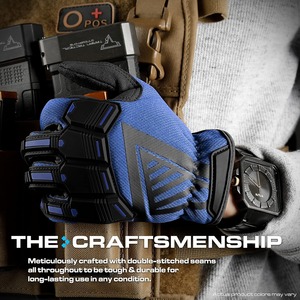 Guantes Tácticos de Dedo Completo Antivibración, Guantes M para Entrenamiento en Campos de Tiro y Misiones de Campo - Product Image 5