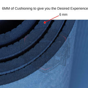 Tapete de Yoga de PVC Ecológico de Primera Calidad, Antideslizante, para Ejercicios y Fitness en Casa, Gimnasio, Entrenamiento - Product Image 3