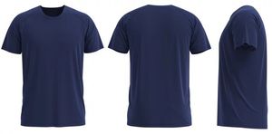 เสื้อยืดดีไซน์เนอร์ ผ้าโพลีเอสเตอร์/คอตตอน ด็อบบี้ คอโอ ทรงใหม่สำหรับฤดูร้อน สวมใส่สบาย ระบายอากาศได้ดี เป็นมิตรกับสิ่งแวดล้อม สำหรับผู้ชายและผู้หญิง ทรงปกติ - Product Image 5