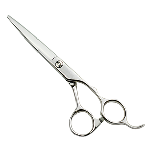 Ciseaux de coiffure professionnels de qualité supérieure, lame tranchante, manche long, acier inoxydable, équipement de salon - Product Image 1