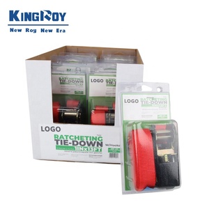 Kingroy 1Inch 900Lbs Nhiệm Vụ Ánh Sáng Ratchet Khóa <span class=keywords><strong>Tie</strong></span> Xuống Lashing Dây Đeo Cho Hàng Hóa Điều Khiển - Product Image 4