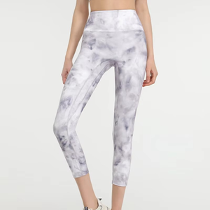 High Waist Workout <b>Tights</b> Sports Gym Yoga Pants Leggings for Women Fitness Lift Sport Soft Wholesale - Product Image 5