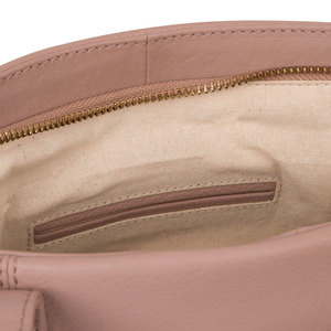 High Quality Genuine Leather Large Women's Shoulder/Crossbody <b>Backpack</b> Handbag Spacious Fashion Durable Zipper Closure - Product Image 5