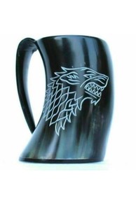 Best Selling Polished Horn Mug Durable Beverage Cup For Hot And Cold Drinks Daily Use Available at Best Price - Product Image 2