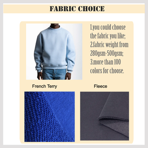 Fabricant OEM personnalisé de sweat-shirts en molleton de coton, étiquette privée, production en gros, fournisseur de pulls à col rond - Product Image 6