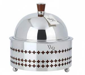 Plat de service isotherme élégant et simple pour buffet et fondue, en acier inoxydable de qualité supérieure, idéal pour la vente en gros - Product Image 1