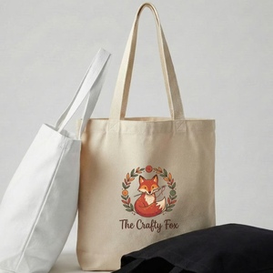 Sacs en coton écologiques les plus vendus, sacs de transport moyens non tissés avec poignées pour magasins de détail, emballage client, utilisation en usine - Product Image 1