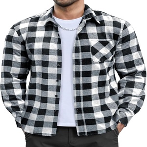 Camisa de Vestir Personalizada de Franela Premium para Hombre, Manga Larga, Antiarrugas, Transpirable, Ecológica, Casual y Moderna, Oferta Especial de Primavera - Product Image 1
