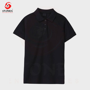 High Quality <b>Women's</b> <b>Burgundy</b> Polo <b>Shirt</b> Custom Logo Cotton Pique Short Sleeve Casual Business Apparel Manufacturer - Product Image 6
