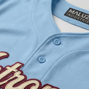 Camiseta de Béisbol Personalizada, Uniforme Deportivo Transpirable, Diseño con Transferencia de Calor, Calidad Profesional, Tendencia en EE. UU. y Europa, MALUZA INDUSTRIES, Manga Corta - Product Image 6