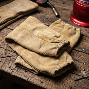 Guantes de Soldadura de Cuero Vacuno de Primera Calidad JNM SAFETY, Resistentes al Calor, ANSI/ISEA Nivel de Corte 2, Resistentes a Impactos - Product Image 4