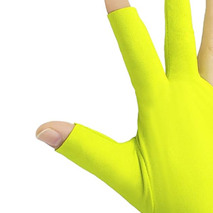 Guantes de Snooker de Medio Dedo 100% Transpirables y de Secado Rápido, Guantes de Snooker de 3 Dedos Transpirables Antideslizantes - Product Image 3