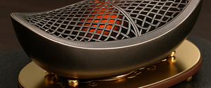 Quemador de incienso Bakhoor de metal hecho a mano de lujo con mango de madera – Quemador de incienso árabe tradicional - Product Image 3
