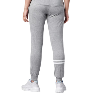 Women's Gray <b>Tracksuit</b> Set Short Sleeve Top With Stripes Jogger Pants Breathable Casual Wear Crew Neck Elastic Waist S-XXL - Product Image 4