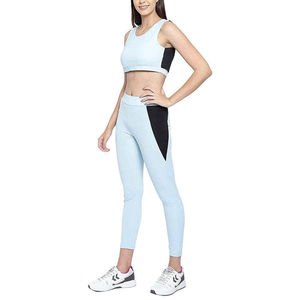 Women fitness wear yoga gym set sports bra leggings plus size <b>lace</b> belt comfortable workout activewear outfit - Product Image 4