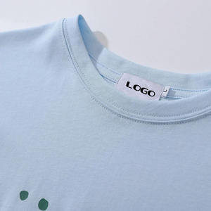 Camiseta de alta calidad, gruesa, lisa, extragrande, con impresión personalizada, 250 g/m², de algodón, cuello redondo, con impresión en relieve, para hombre. - Product Image 5