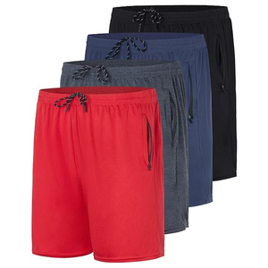 Pantalones Cortos Cómodos para Hombre, Tela Ligera y Suave, Cintura Elástica, Casuales, para Exteriores, Verano, Corte Holgado, Diseño para Uso Diario - Product Image 4