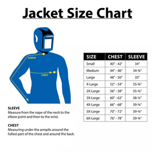 เสื้อแจ็คเก็ตหนังวัวแท้คุณภาพสูงสำหรับงานอุตสาหกรรม ป้องกันการเสียดสี ทนทาน เหมาะสำหรับงานก่อสร้างและงานเชื่อม - Product Image 6