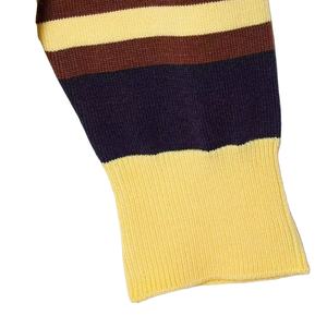 เสื้อสเวตเตอร์ถักผ้าฝ้าย 100% สำหรับผู้หญิง ระบายอากาศ แห้งเร็ว คอวี แขนยาว สำหรับฤดูหนาว - Product Image 4