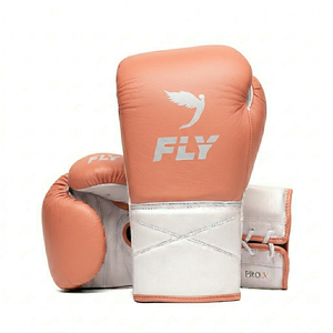 Gants de boxe professionnels en cuir de vachette, mousse haute densité, pour hommes et femmes, à lacets, pour Muay Thai et Kickboxing - Product Image 1