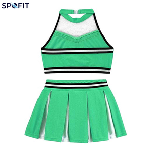 Uniforme de cheerleading pour adultes OEM, anti-transpiration, respirant, 100% polyester, imprimé par transfert thermique, costume personnalisé - Product Image 4