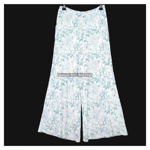 Pantalon Palazzo d'été personnalisable pour femmes Pantalon ample à jambes larges en tissu de coton léger et respirant Parfait - Product Image 1
