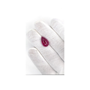 Rubíes cabujón naturales de Bangkok en forma de pera de 10.54 quilates, gema de rubí suelta para la fabricación de joyas, lista para usar - Product Image 2