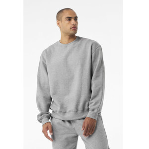 BELLA + CANVAS Unisexe 10 Oz. Sweat-shirt à col rond épais 100% Coton Imprimé Décontracté Automne ODM jusqu'à 4XL 4711 Athletic Heather - Product Image 1