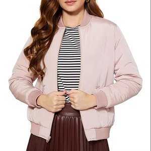 Stylish everyday <b>jacket</b> with <b>lightweight</b> fabric <b>women</b> <b>bomber</b> <b>jackets</b> outdoor activity weekly seasonal style <b>women</b> <b>bomber</b> <b>jackets</b> - Product Image 1