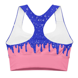 Sujetador deportivo sublimado de poliéster y elastano ligero para mujer 2026, transpirable, para yoga, que absorbe la humedad, con espalda cruzada - Product Image 2