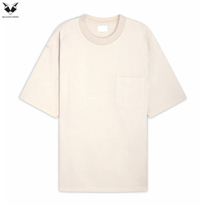 Camiseta Relajada de Algodón Orgánico Grueso para Hombre, Producto de Gran Venta, Fabricada por Su Mejor Proveedor, Camisetas Sólidas de Algodón 100% para Hombre - Product Image 5