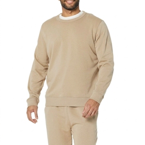 Sweat-shirt à capuche uni pour homme, coupe classique, 100% coton, lourd, avec logo sur le devant, respirant, écologique, streetwear d'hiver - Product Image 2