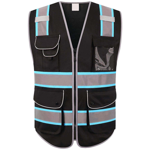 Gilet réfléchissant professionnel pour les travailleurs de la construction et de l'entretien, tissu haute visibilité avec production OEM pour l'exportation - Product Image 4