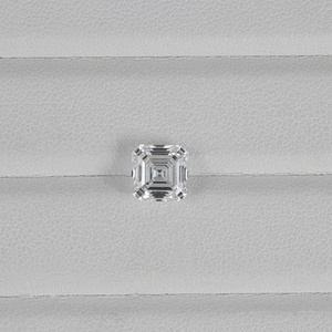 Diamant de laboratoire taille Asscher carrée, couleur E, clarté VS2, pour la fabrication de bijoux, diamant en vrac certifié IGI, fabricant d'émeraudes - Product Image 3