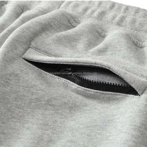 กางเกงวิ่งผ้าฟลีซปักลายสำหรับผู้ชายกางเกงกีฬาลำลองสีเทาเอวกลางสำหรับใส่วิ่ง - Product Image 3