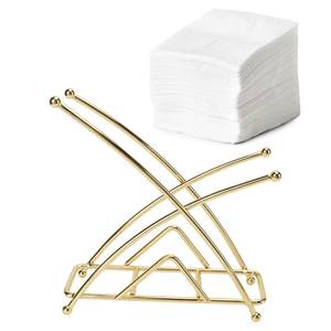 Nouveauté : Porte-serviettes en fer au design minimaliste, finition noire mate thermolaquée, pour la restauration en plein air et la table de restaurant - Product Image 4