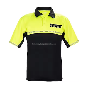 OEM été impression logo polo de sécurité 100% coton coupe classique garde de sécurité polos vêtements de travail T-Shirt - Product Image 1