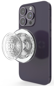 Support magnétique transparent en TPU pour téléphone, avec poignée push-pull, sangle de maintien pour doigt, support de téléphone, accessoire pour fans, sangle de maintien pour doigt en TPU - Product Image 2