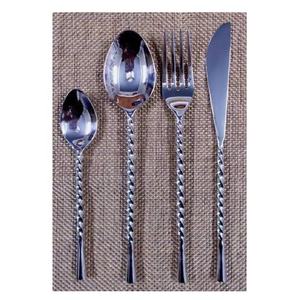 Juego de Cubiertos de Acero Inoxidable con Acabado Espejo, Vajilla para Mesa de Comedor, Utensilios de Cocina para el Hogar, Decoración para Bodas y Fiestas - Product Image 4